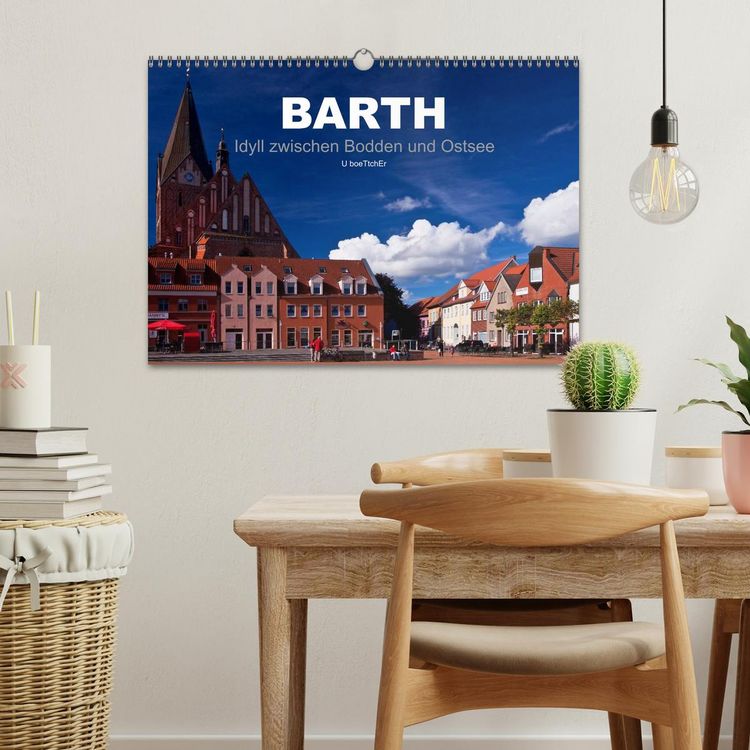 Produktbild: Barth - Idyll zwischen Bodden und Ostsee (Wandkalender 2026 DIN A3 quer), CALVENDO Monatskalender