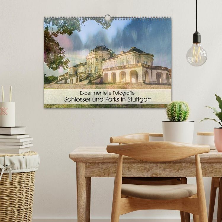 Produktbild: Experimentelle Fotografie - Schl&ouml;sser und Parks in Stuttgart (Wandkalender 2027 DIN A3 quer), CALVENDO Monatskalender