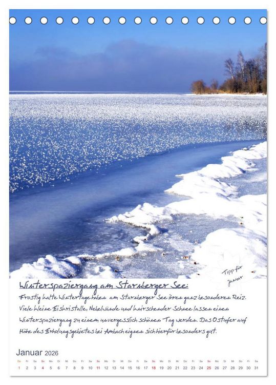 Produktbild: Dahoam erleben! Einmalige Wander-und Naturerlebnisse in Oberbayern (Tischkalender 2026 DIN A5 hoch), CALVENDO Monatskalender
