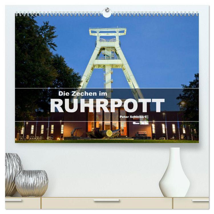 Produktbild: Die Zechen im Ruhrpott (hochwertiger Premium Wandkalender 2026 DIN A2 quer), Kunstdruck in Hochglanz