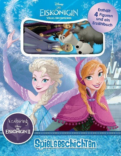 Produktbild: Eisk&ouml;nigin 2, Pappbilderbuch + 4 Sammelfiguren + Aufbewahrungsbox