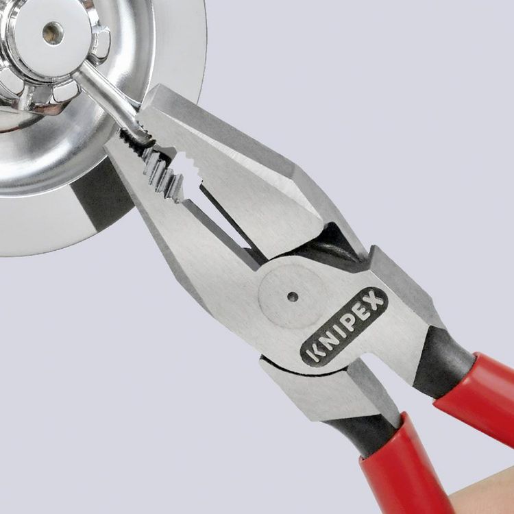 Produktbild: Knipex 02 02 180 Werkstatt Kraft-Kombizange 180mm DIN ISO 5746