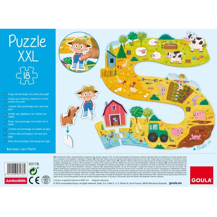 Produktbild: GOULA XXL-Puzzle Bauernhof
