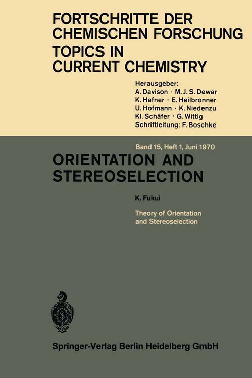 Produktbild: Orientation and Stereoselection