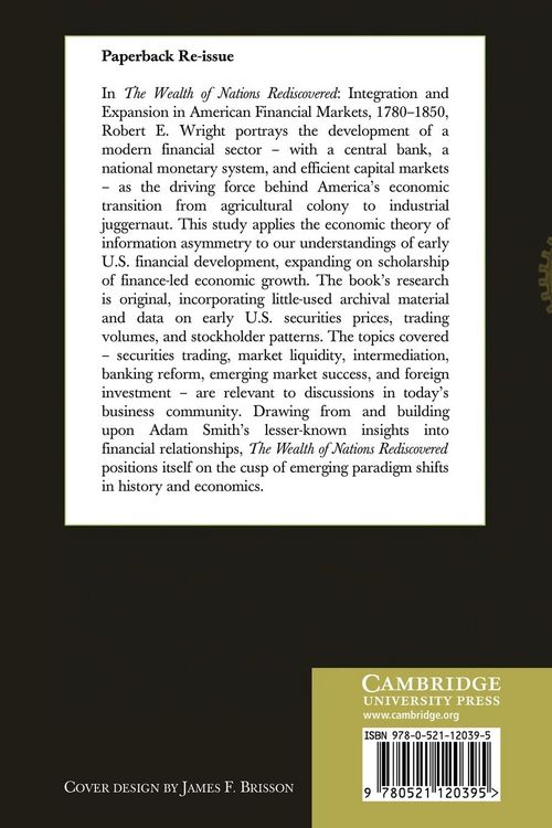 Produktbild: The Wealth of Nations Rediscovered