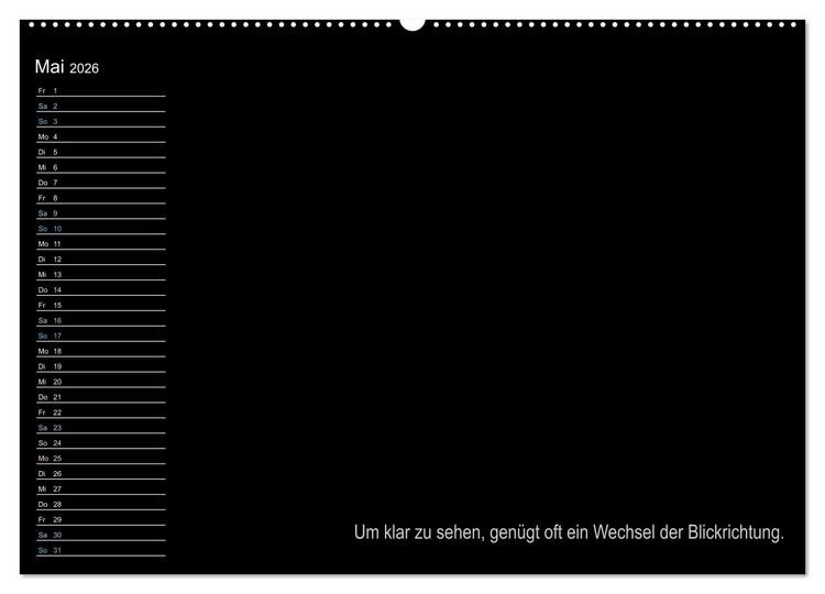 Produktbild: Mein Pers&ouml;nlicher Kalender (Wandkalender 2026 DIN A2 quer), CALVENDO Monatskalender