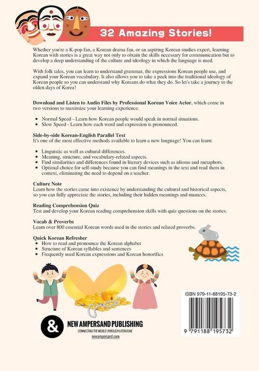 Produktbild: Learn Korean with Classic Short Stories Beginner (Downloadable Audio and English-Korean Bilingual Dual Text)