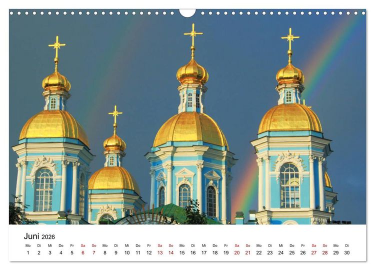 Produktbild: Goldenes Russland (Wandkalender 2026 DIN A3 quer), CALVENDO Monatskalender