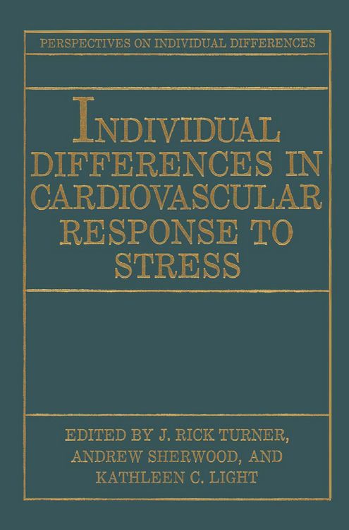 Produktbild: Individual Differences in Cardiovascular Response to Stress