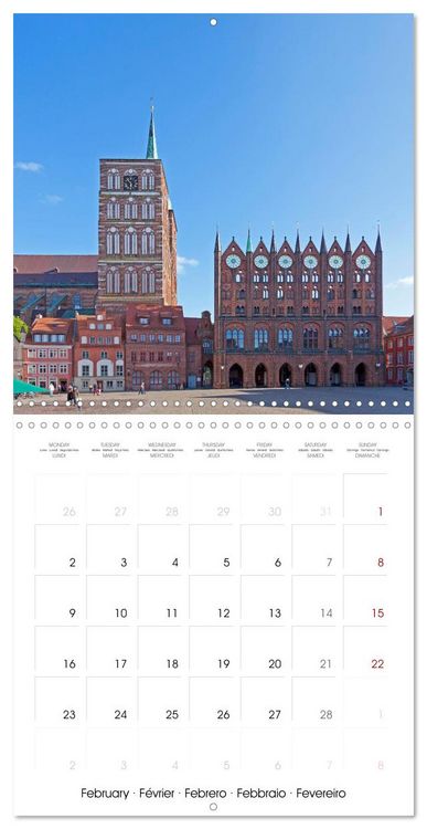Produktbild: Hanseatic League - Places in northern Germany (Wall Calendar 2026 12 &times; 12 Inch) CALVENDO 12 Month Wall Calendar