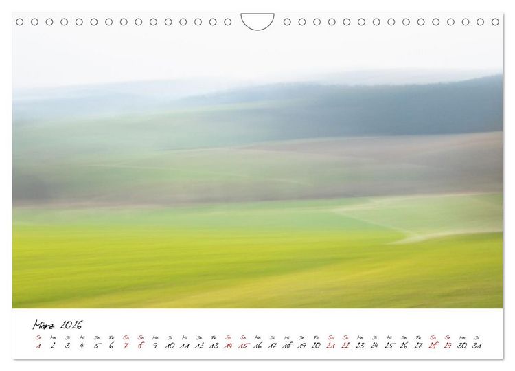 Produktbild: Abstrakte Landschaft ICM (Intentional Camera Movement) Fotografie (Wandkalender 2026 DIN A4 quer), CALVENDO Monatskalender