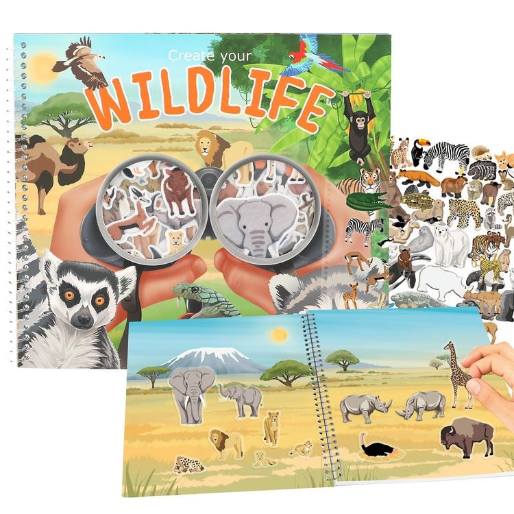 Produktbild: Create Your Wild Life mit Flock Stickern