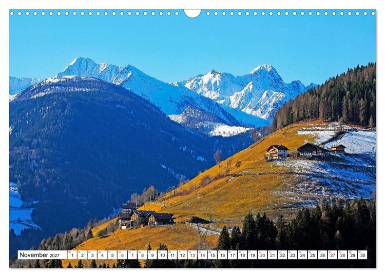 Produktbild: S&uuml;dtirol, das Ultental Traumhafte Landschaften (Wandkalender 2027 DIN A3 quer), CALVENDO Monatskalender