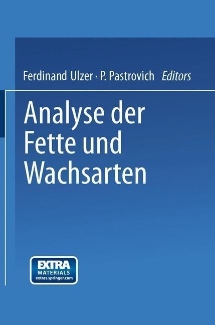Produktbild: Analyse der Fette und Wachsarten