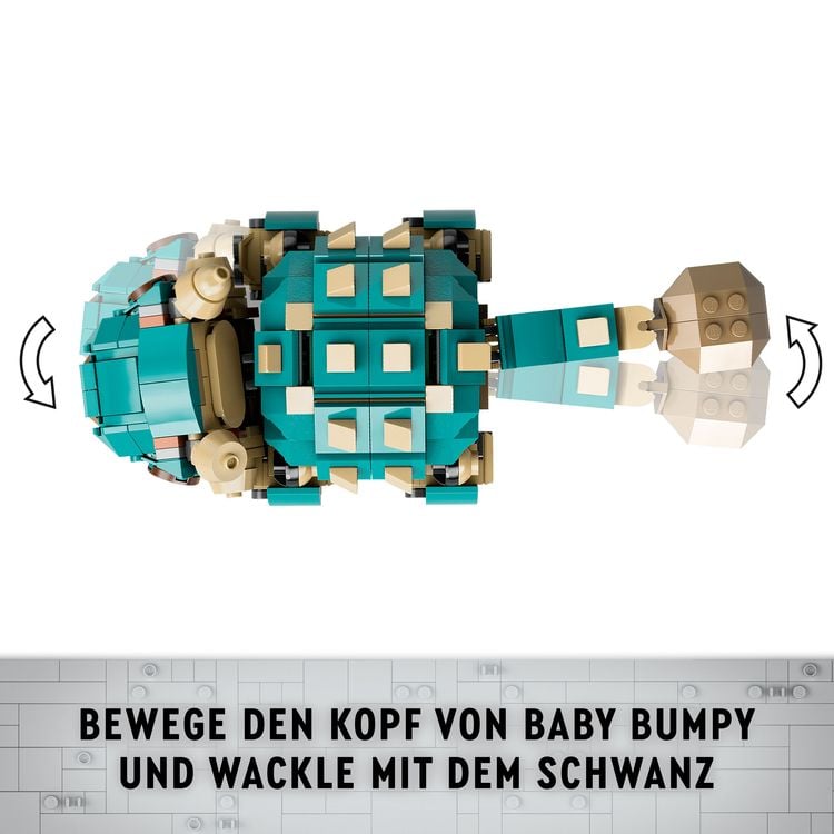 LEGO Jurassic World Baby Bumpy: Ankylosaurus Spielzeug-Dinosaurier 76962