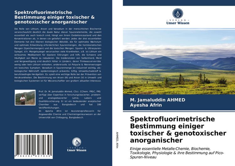 Produktbild: Spektrofluorimetrische Bestimmung einiger toxischer & genotoxischer anorganischer