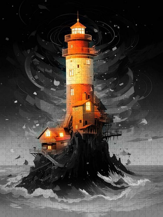 Produktbild: CALVENDO Puzzle Mondlicht | 1000 Teile Lege-Gr&ouml;&szlig;e 64x48cm Foto-Puzzle f&uuml;r gl&uuml;ckliche Stunden