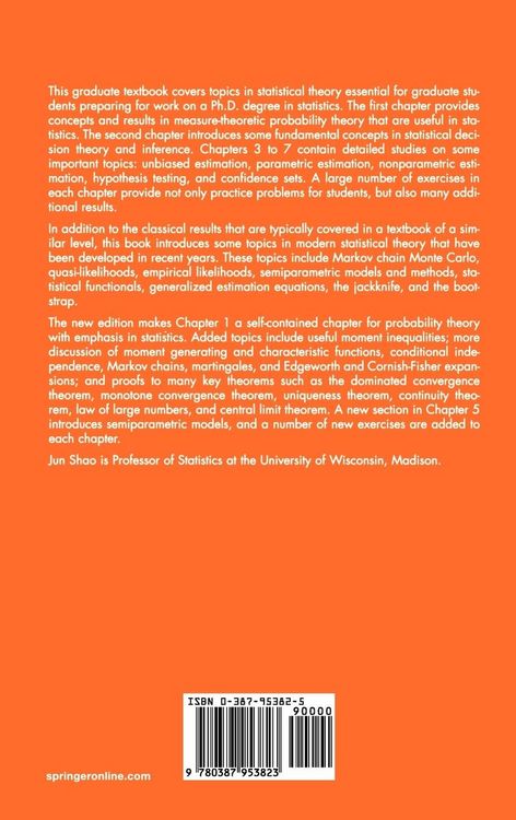 Produktbild: Mathematical Statistics