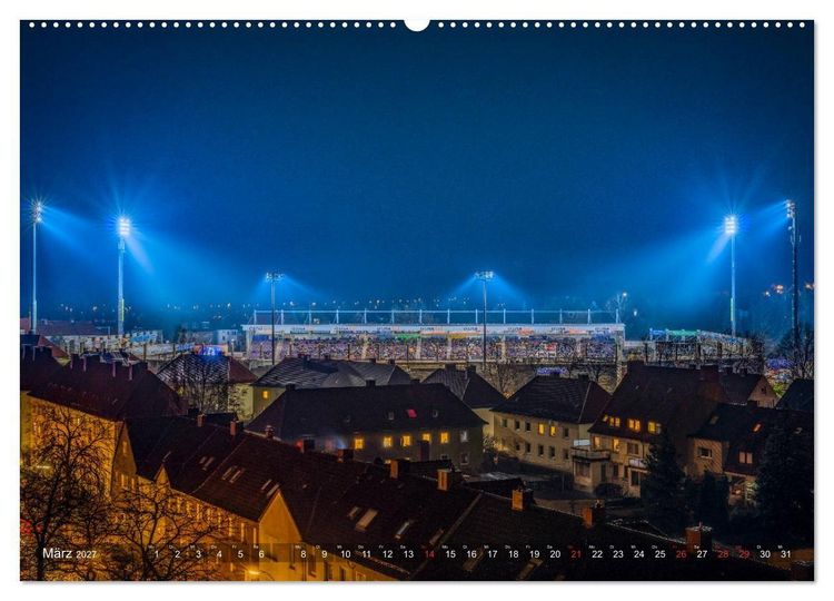Produktbild: Osnabr&uuml;ck f&uuml;r Nachtschw&auml;rmer (hochwertiger Premium Wandkalender 2027 DIN A2 quer), Kunstdruck in Hochglanz