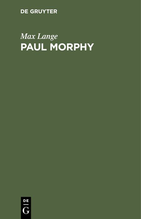 Produktbild: Paul Morphy