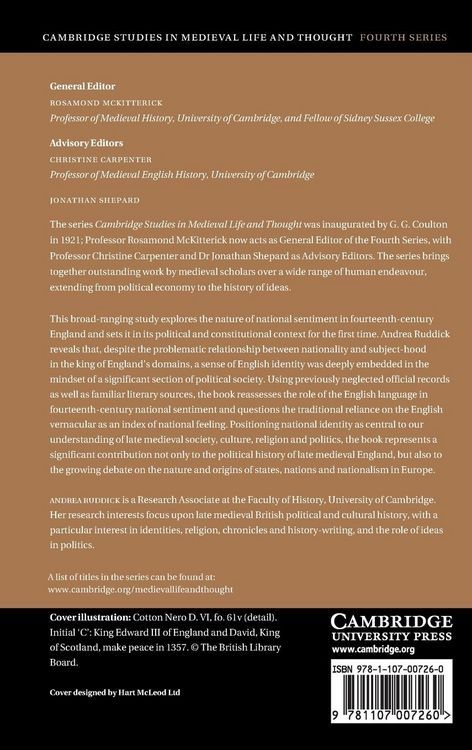 Produktbild: English Identity and Political Culture in the Fourteenth Century