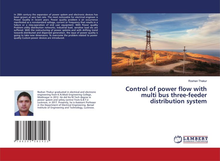 Produktbild: Control of power flow with multi bus three-feeder distribution system