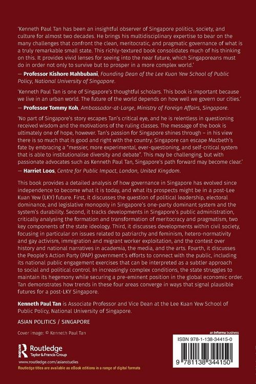 Produktbild: Governing Global-City Singapore