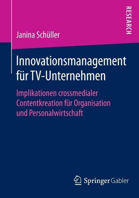 Produktbild: Innovationsmanagement f&uuml;r TV-Unternehmen