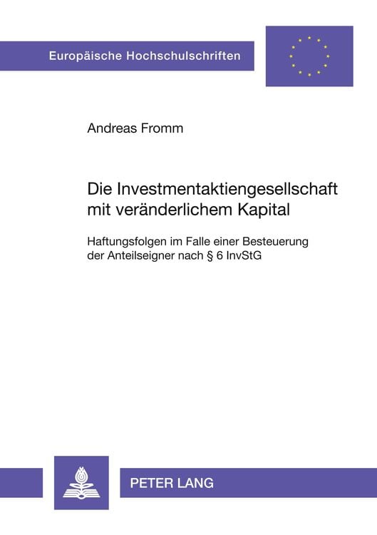 Produktbild: Die Investmentaktiengesellschaft mit veränderlichem Kapital