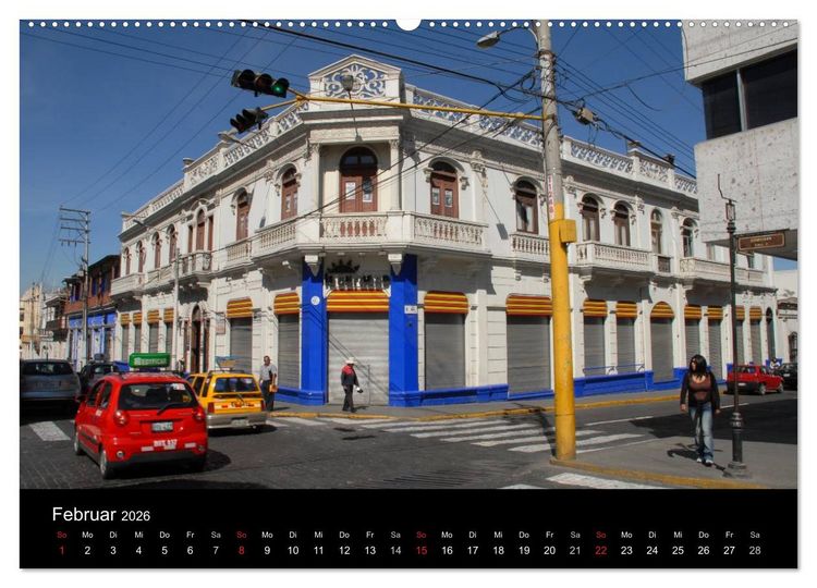 Produktbild: Peru &ndash; unterwegs (Wandkalender 2026 DIN A2 quer), CALVENDO Monatskalender