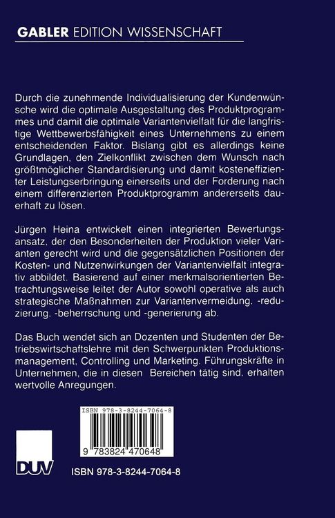 Produktbild: Variantenmanagement