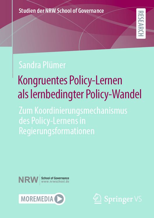 Produktbild: Kongruentes Policy-Lernen als lernbedingter Policy-Wandel
