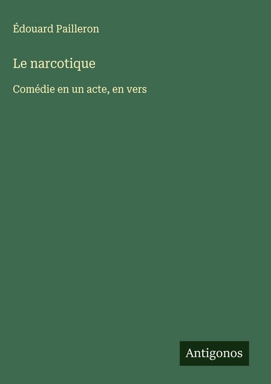 Produktbild: Le narcotique