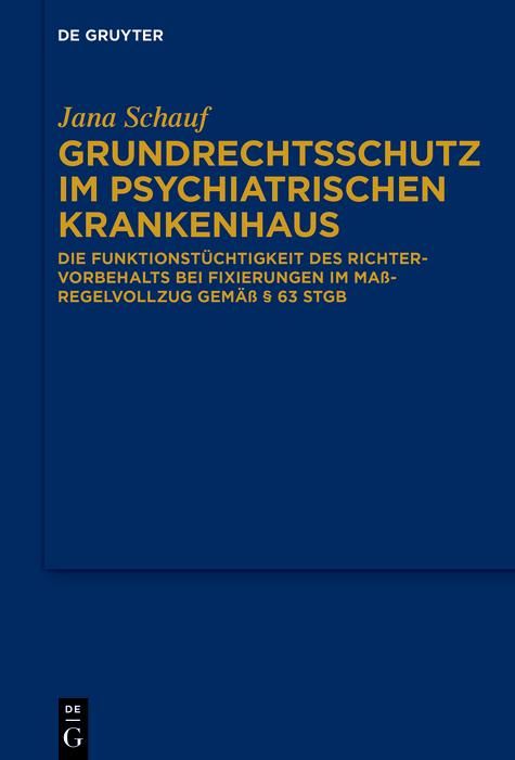 Produktbild: Grundrechtsschutz im psychiatrischen Krankenhaus