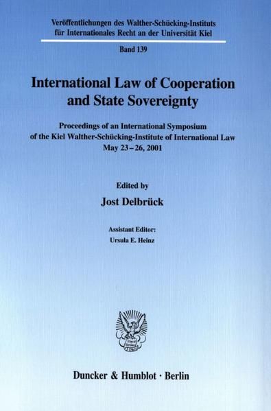 Produktbild: International Law of Cooperation and State Sovereignty.