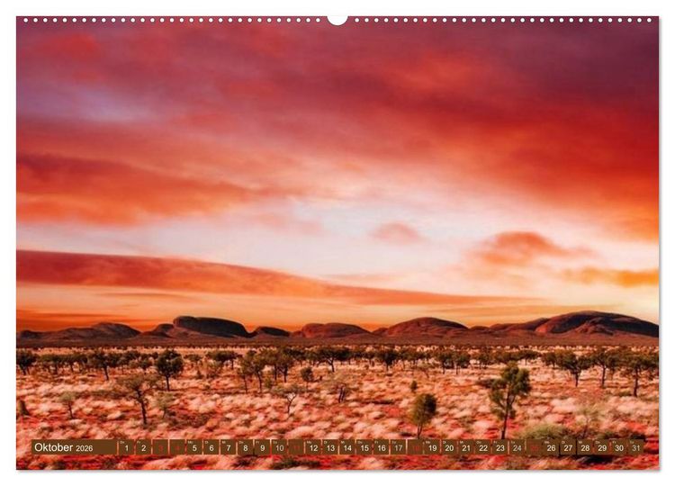 Produktbild: Australien &bull; Impressionen (Wandkalender 2026 DIN A2 quer), CALVENDO Monatskalender