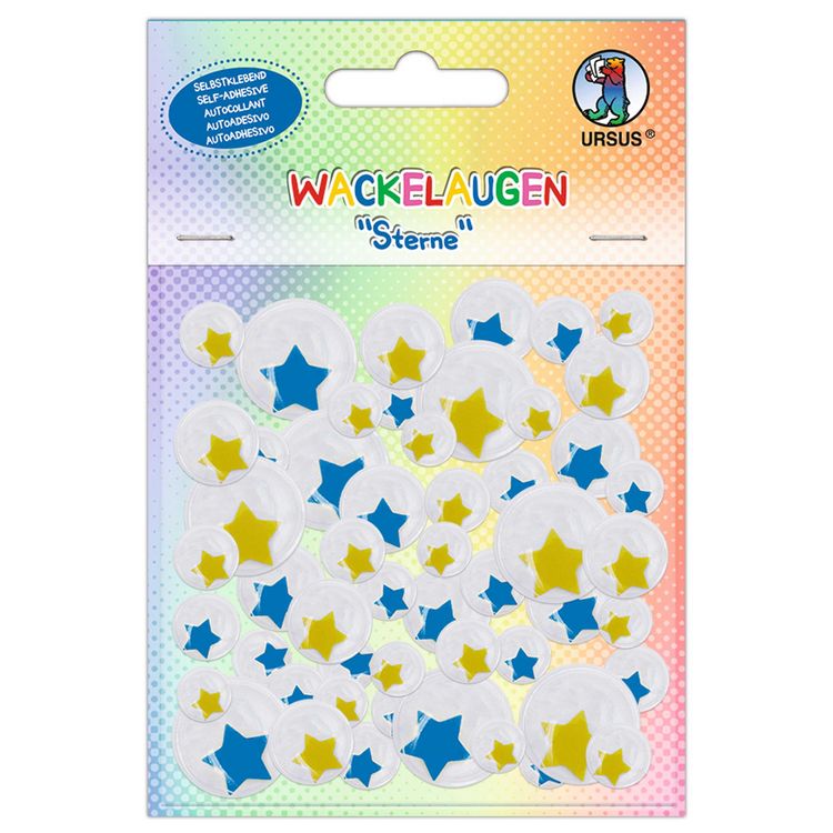 Produktbild: URSUS Bastelzubeh&ouml;r Wackelaugen, Sterne