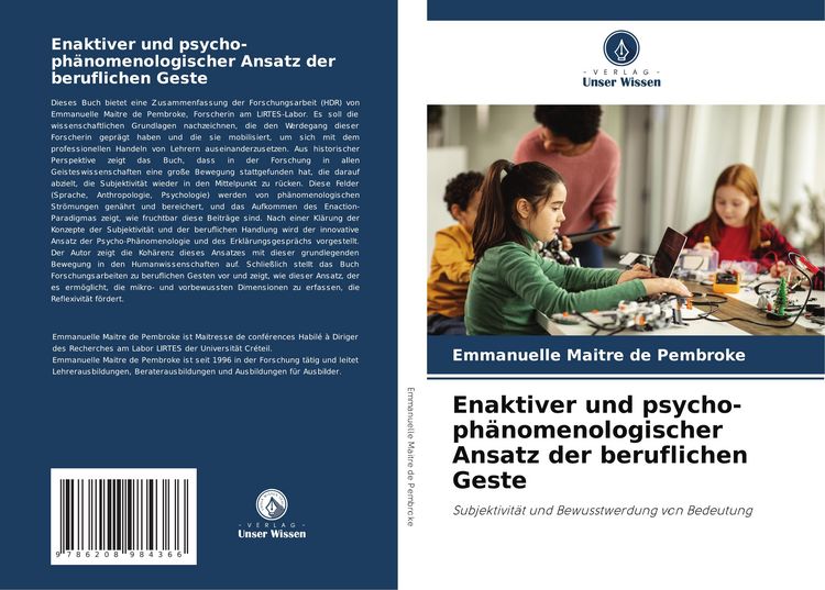 Produktbild: Enaktiver und psycho-ph&auml;nomenologischer Ansatz der beruflichen Geste