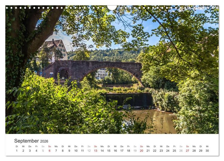 Produktbild: Pforzheims sch&ouml;ne Stellen (Wandkalender 2026 DIN A3 quer), CALVENDO Monatskalender
