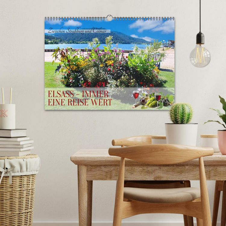 Produktbild: Elsass - Immer eine Reise wert (Wandkalender 2026 DIN A3 quer), CALVENDO Monatskalender