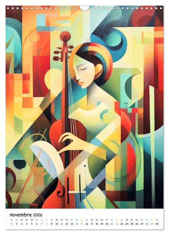 Produktbild: Ballade symphonique (Calendrier mural 2026 DIN A3 horizontal), CALVENDO calendrier mensuel