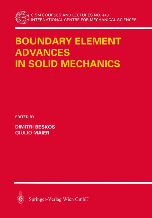 Produktbild: Boundary Element Advances in Solid Mechanics