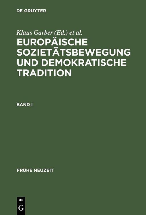 Produktbild: Europ&auml;ische Soziet&auml;tsbewegung und demokratische Tradition