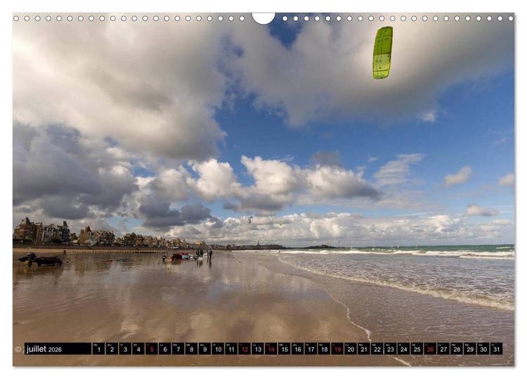 Produktbild: SAINT-MALO, C&ocirc;te d'Emeraude (Calendrier mural 2026 DIN A3 vertical), CALVENDO calendrier mensuel
