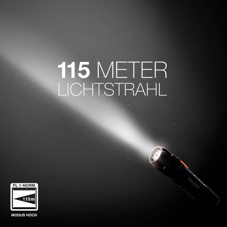 Produktbild: Energizer Hardcase 2AA LED Taschenlampe batteriebetrieben 300 lm 340 g