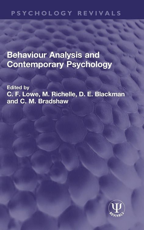 Produktbild: Behaviour Analysis and Contemporary Psychology