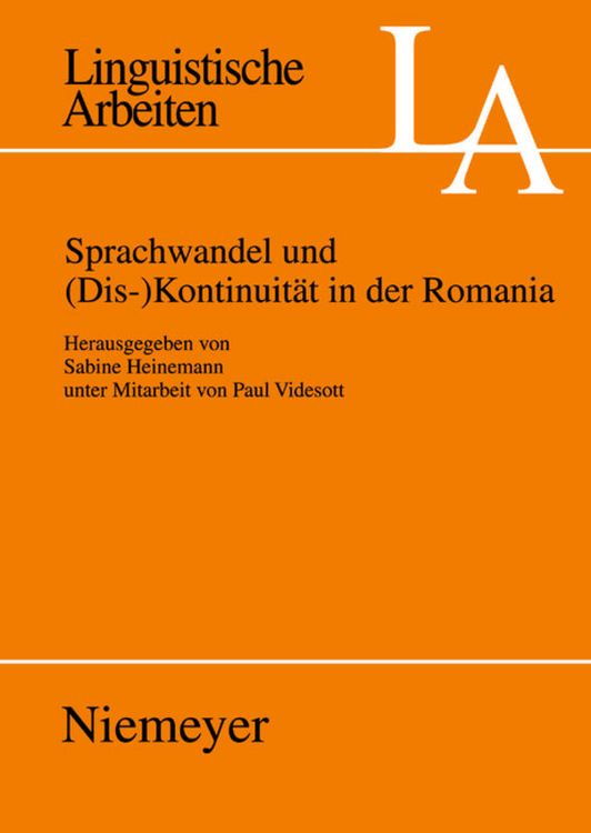 Produktbild: Sprachwandel und (Dis-)Kontinuit&auml;t in der Romania