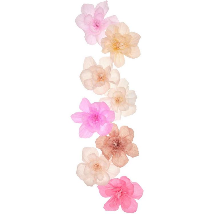 Produktbild: Krepppapier Bl&uuml;ten Set, Primrose Hill, M,, 8 Stk (8