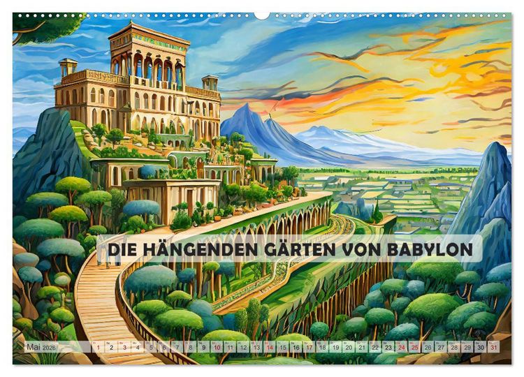 Produktbild: Sagenhafte Orte und Mythen (Wandkalender 2026 DIN A2 quer), CALVENDO Monatskalender