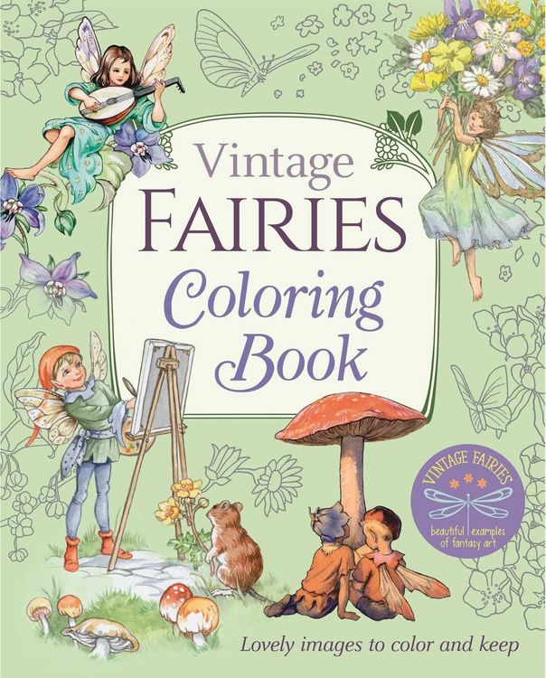 Produktbild: Vintage Fairies Coloring Book